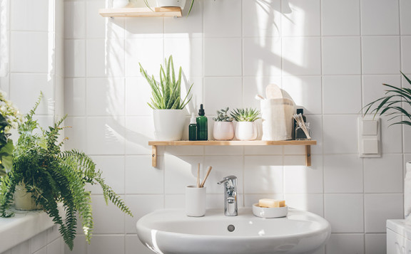 cómo decorar un aseo pequeño