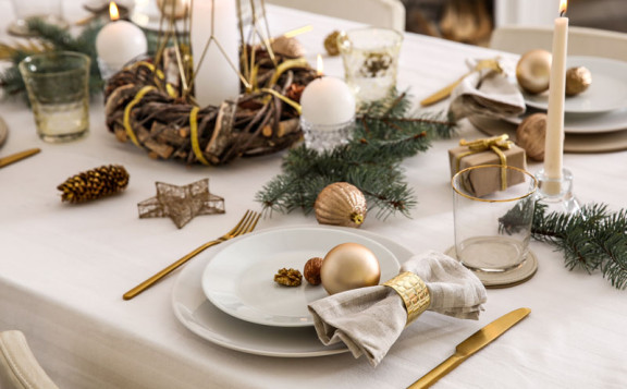  Como preparar la mesa de Navidad