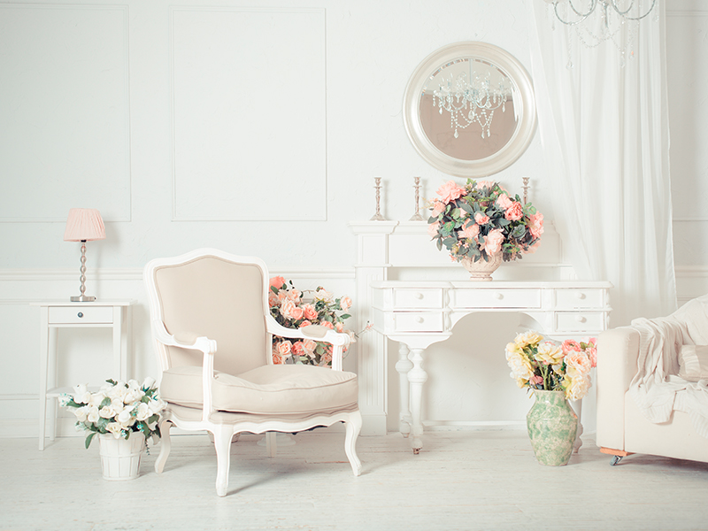 decoración shabby chic