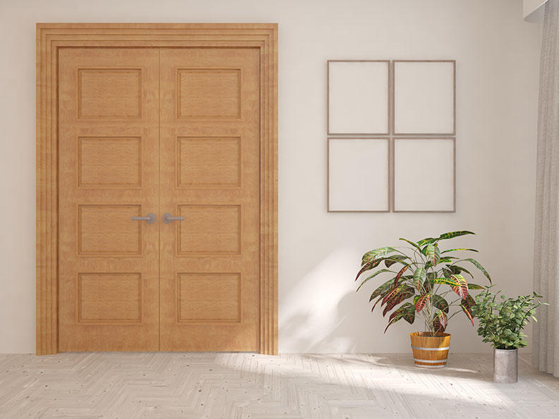 Puertas pintadas originales