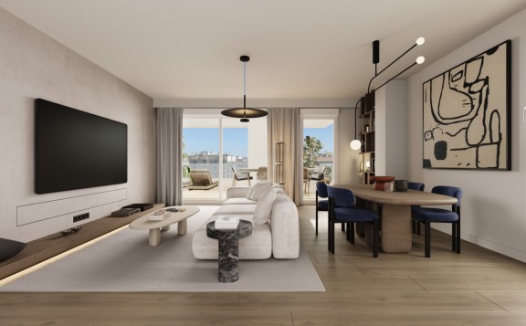 Viviendas obra nueva en Patraix con amplio salón