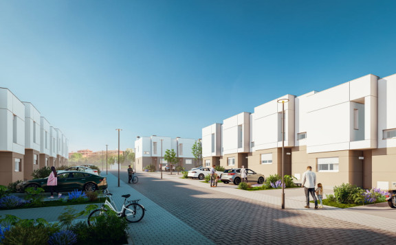 Exteriories de chalets nuevos cerca de Sevilla, Hato Verde Soul