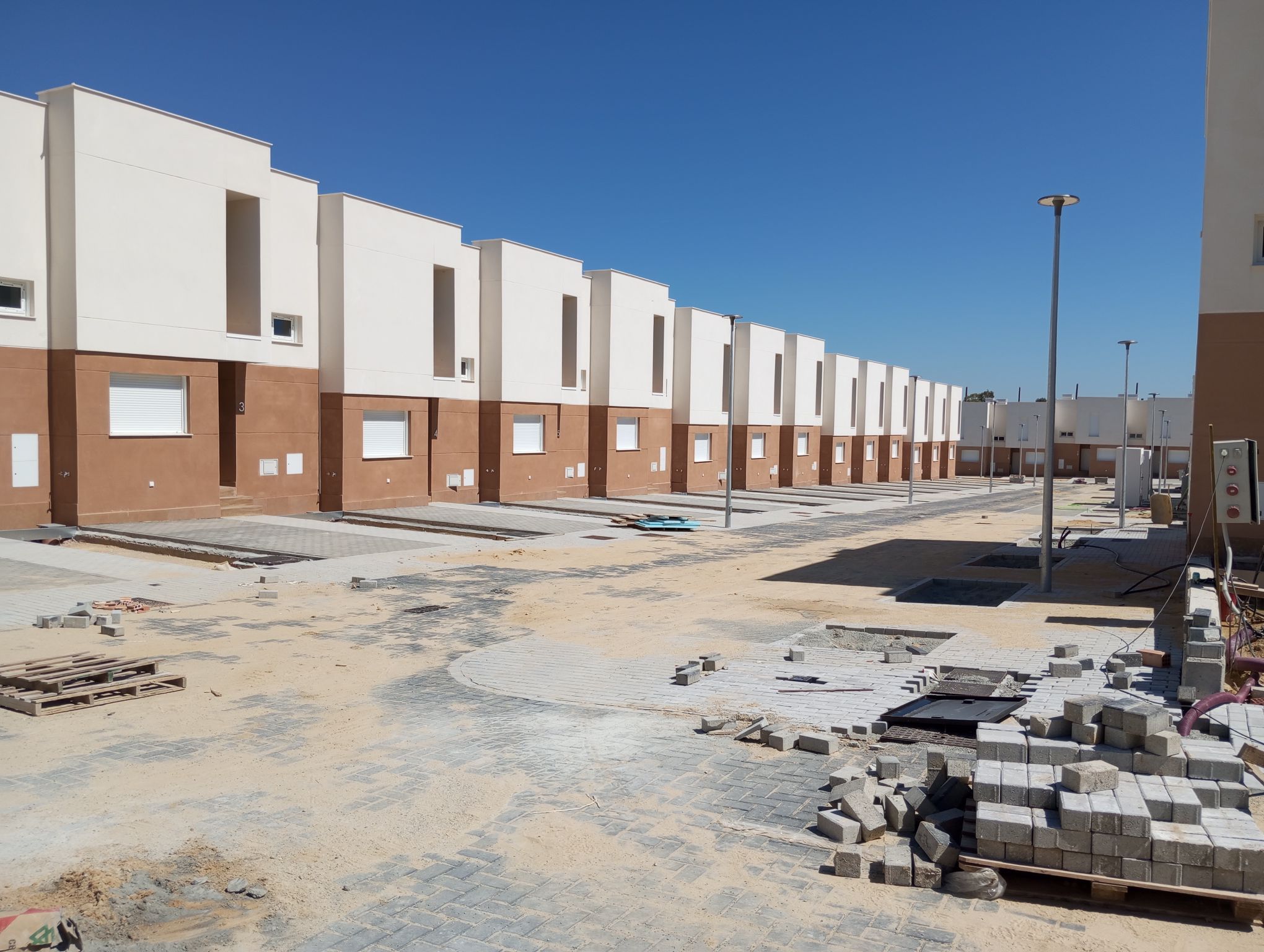 Viviendas con acceso pavimentado.