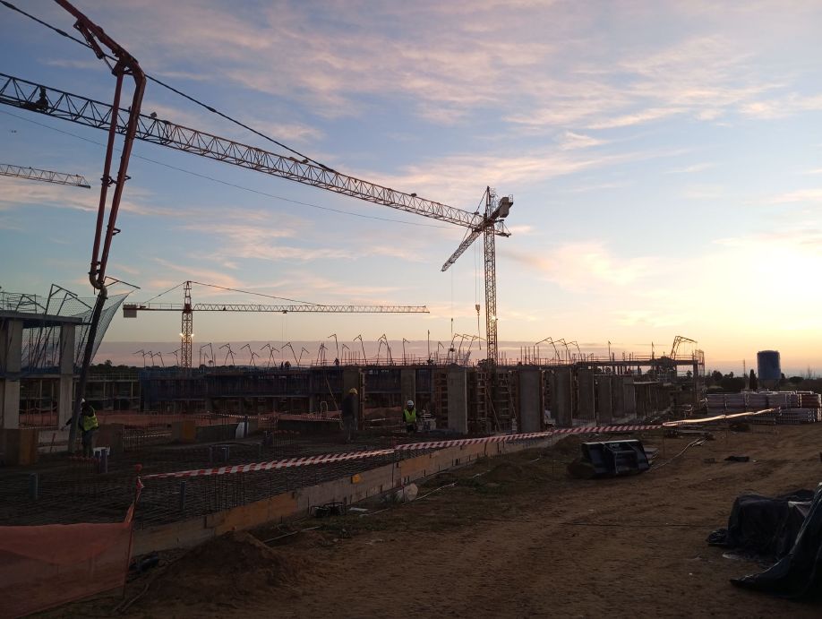 Avance estado chalets nueva construcción Hato Verde Soul enero 2024