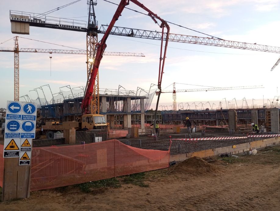 Chalets nuevos en obra cerca de Sevilla enero 2024