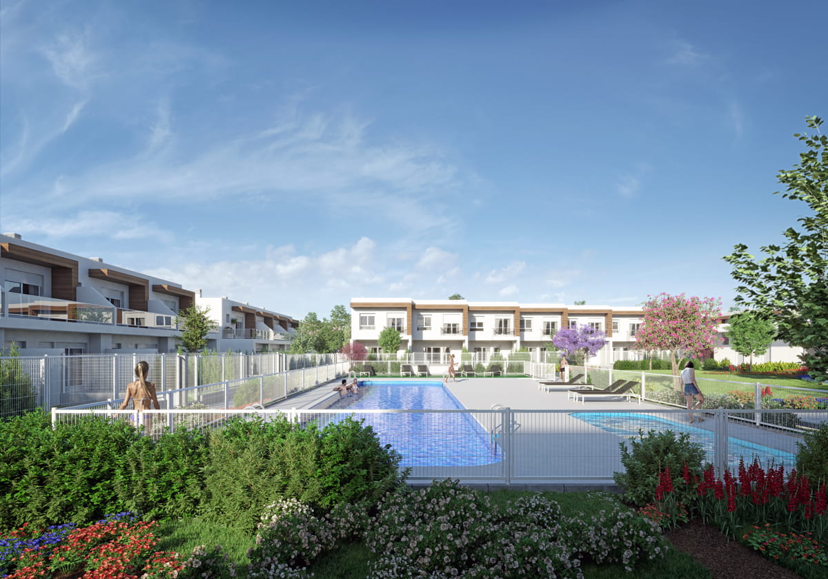 Adosados nuevos en barrio Franc Espinós, en San Juan de Alicante