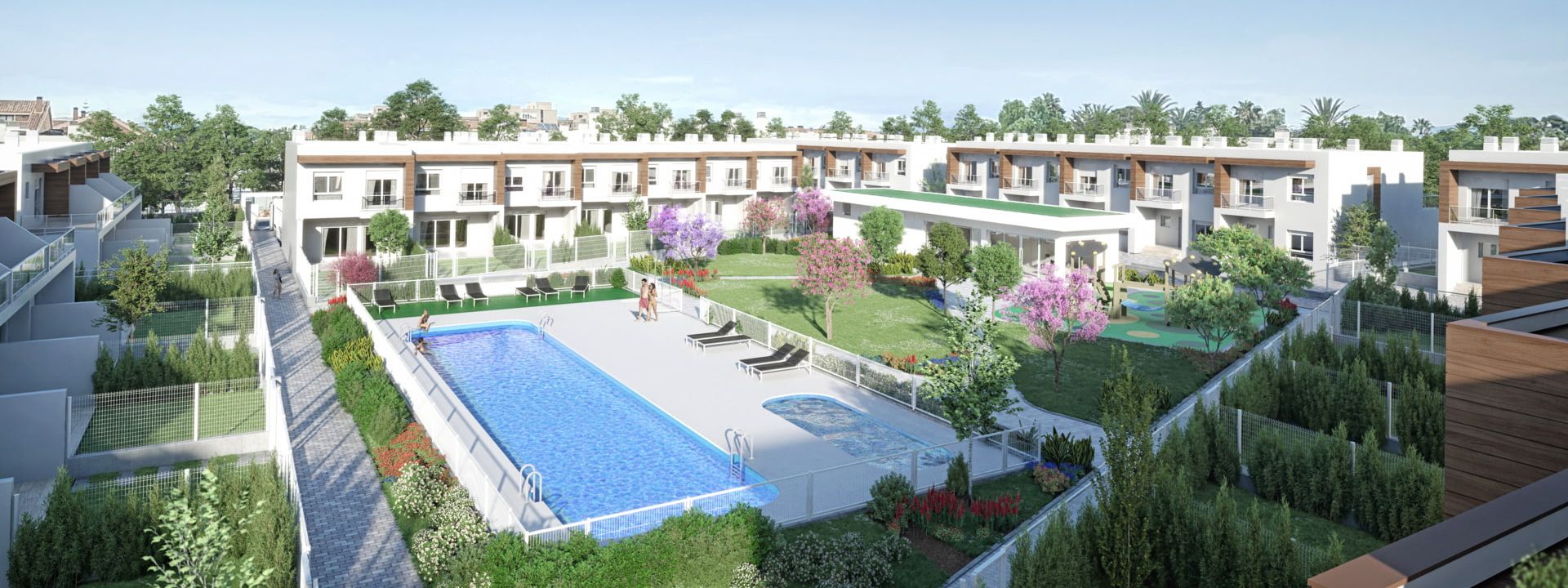 Adosados obra nueva en San Juan de Alicante, cerca de Alicante Golf