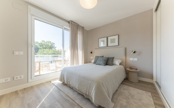 Dormitorio secundario en viviendas Levante Dreams
