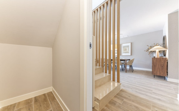 Acceso escaleras nuevos chalets Residencial Levante Dreams