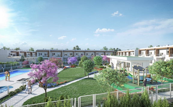 Adosados nuevos en barrio Franc Espinós, en San Juan de Alicante