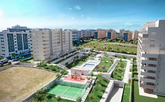 Viviendas nuevas con amplias zonas comunitarias