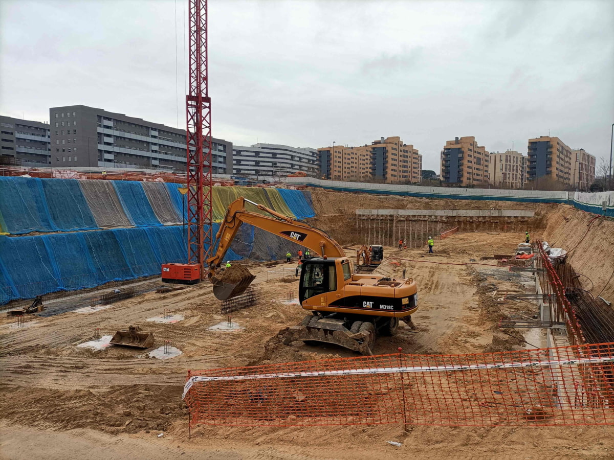 Avance estado chalets nueva construcción Residencial Pireo febrero 2024