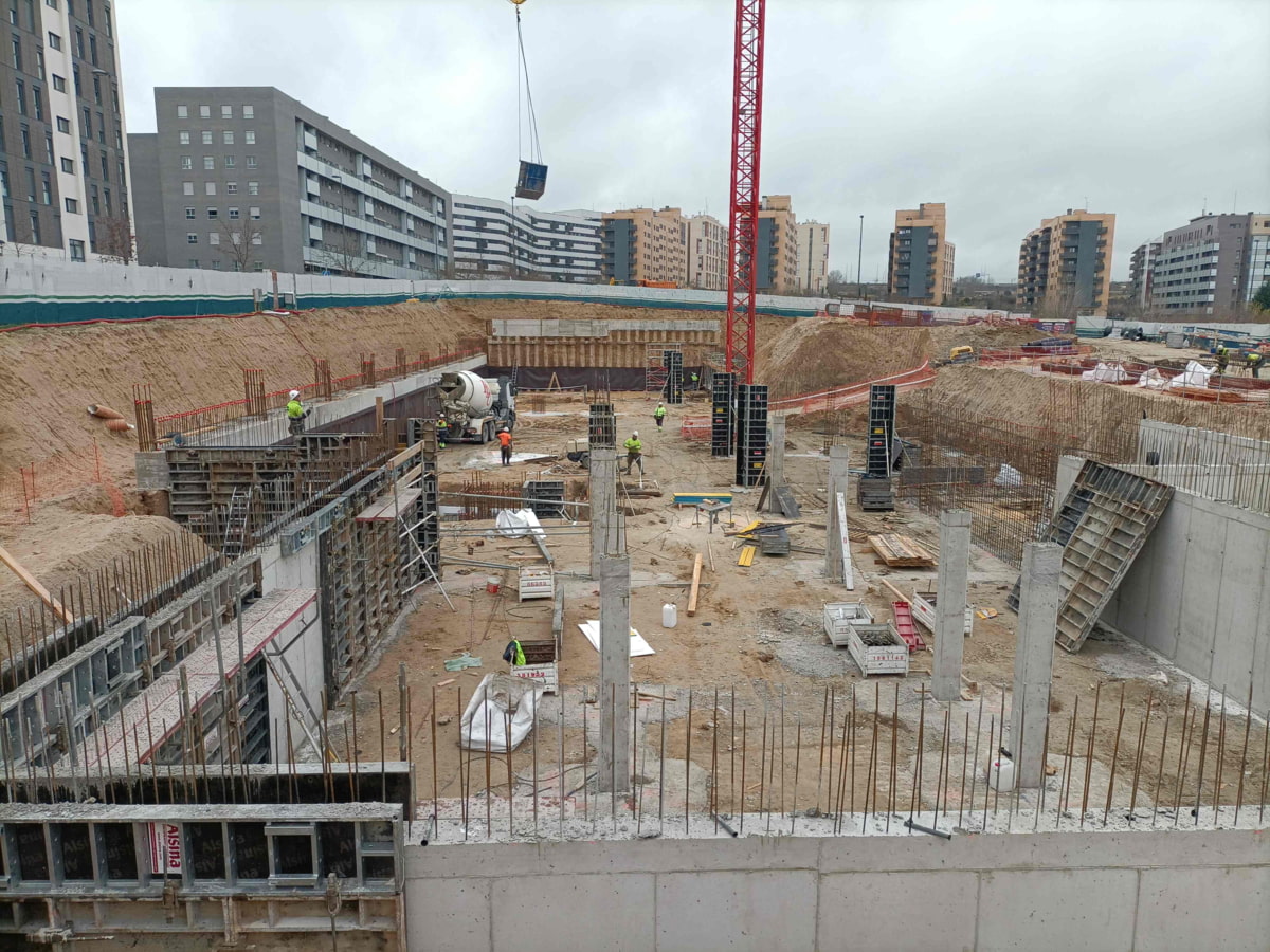 Avance obras en Residencial Pireo febrero 2024