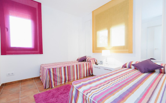 Dormitorio chalet obra nueva Guillena