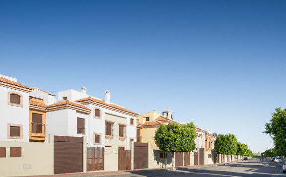 Exteriores chalets obra nueva Guillena