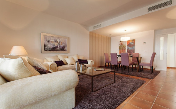 Salón chalet obra nueva Guillena