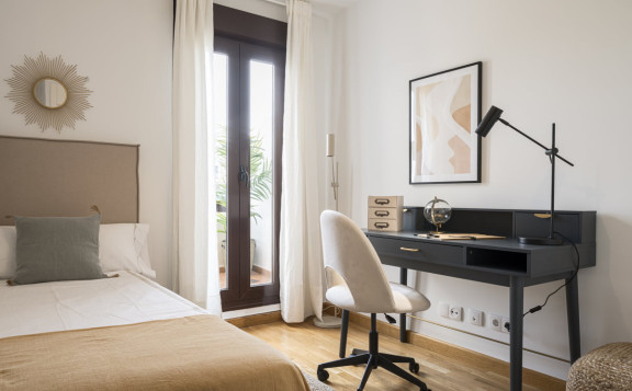 Dormitorio secundario de vivienda nueva en Guillena