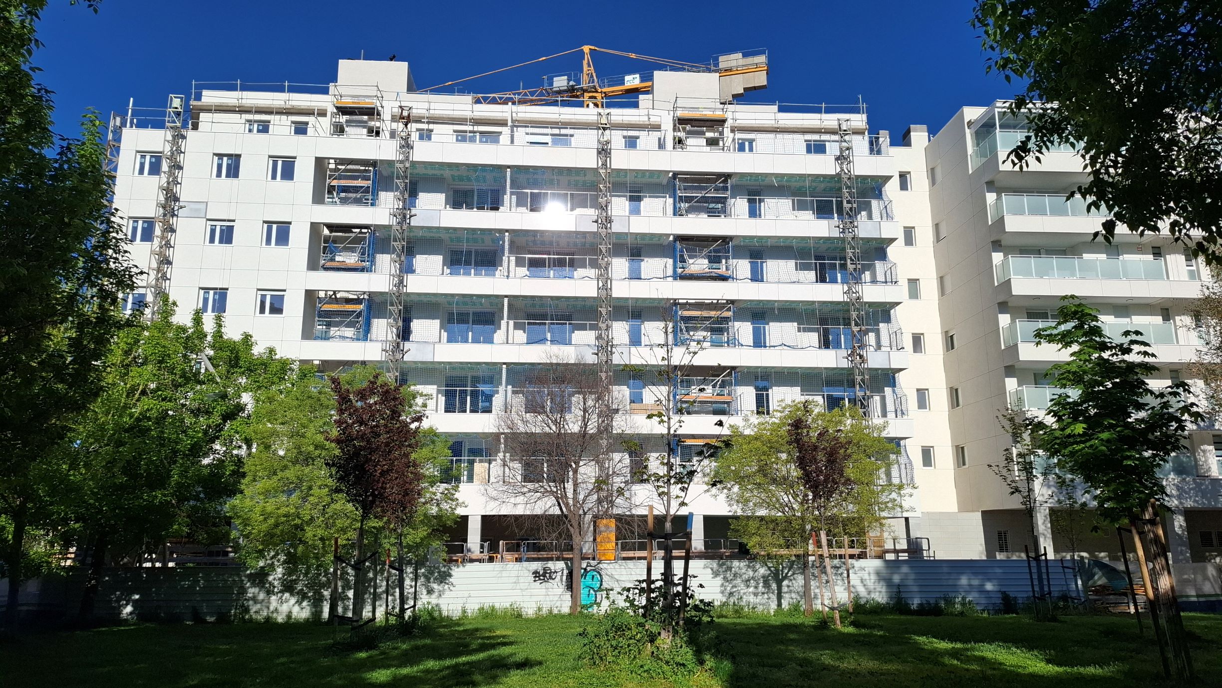 Avance de obra Parque del Ensanche F III Mayo 2025