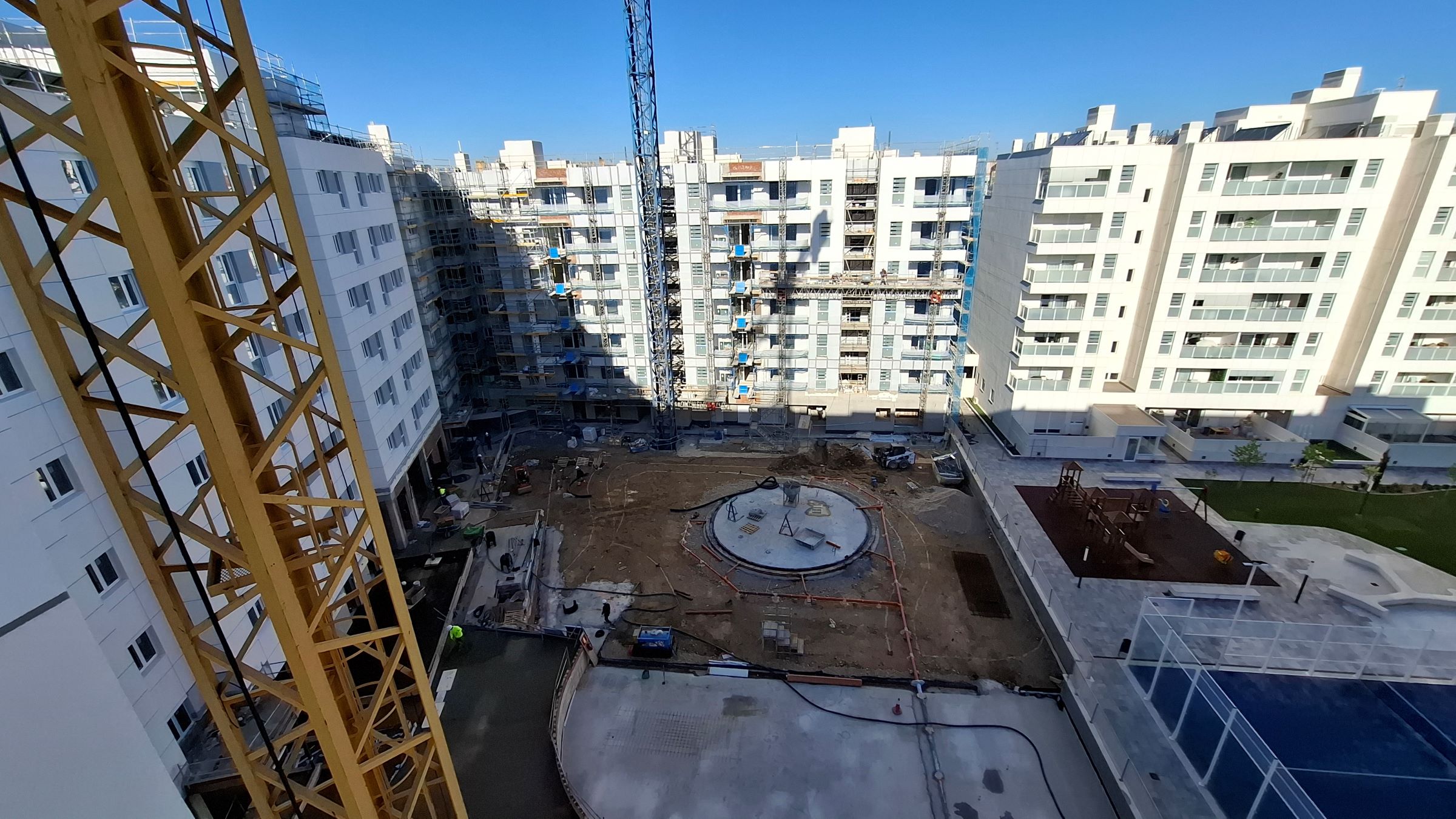 Avance de obra Parque del Ensanche F III Mayo 2025