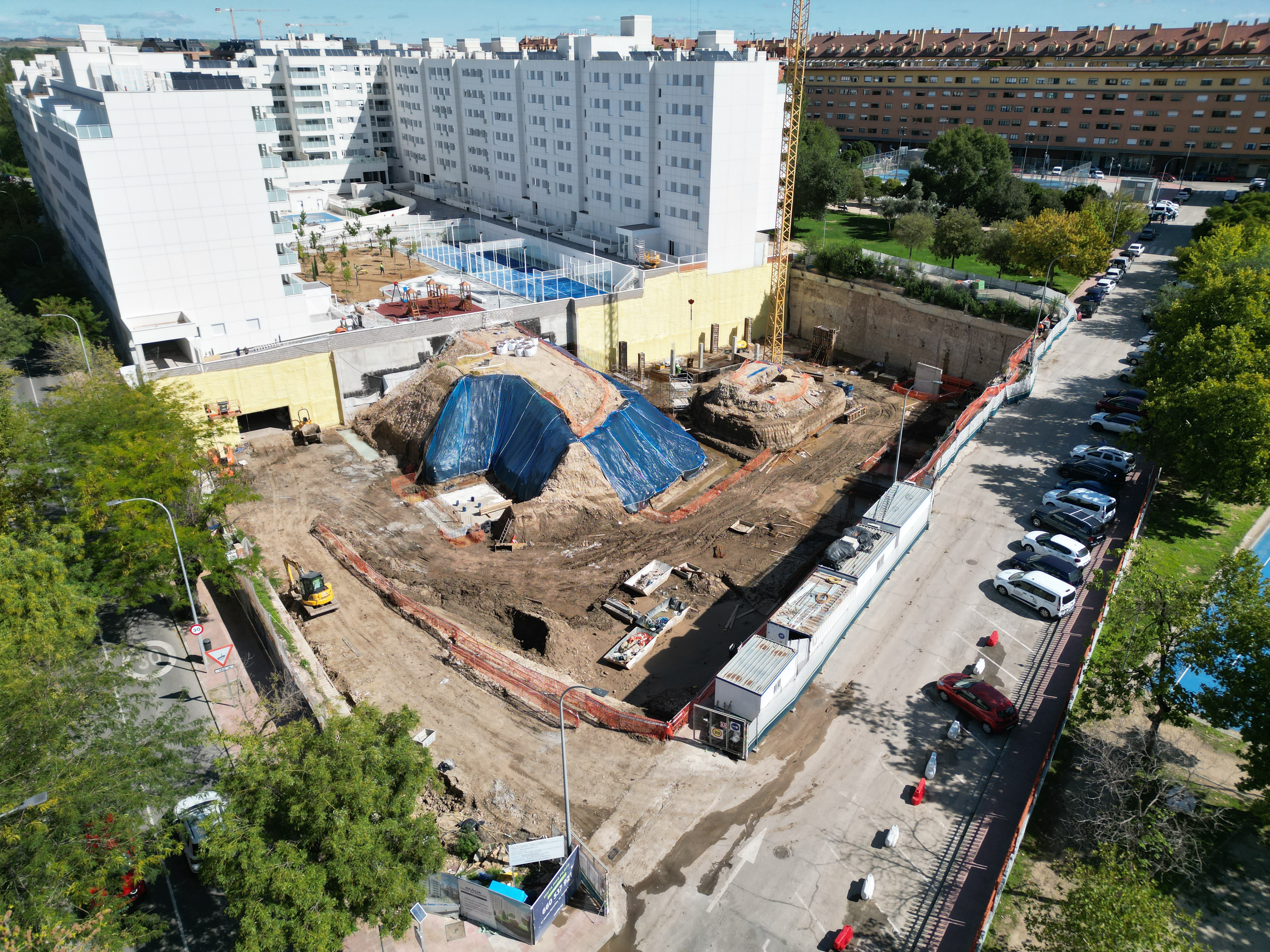 avance de obras parque del ensanche fase 3