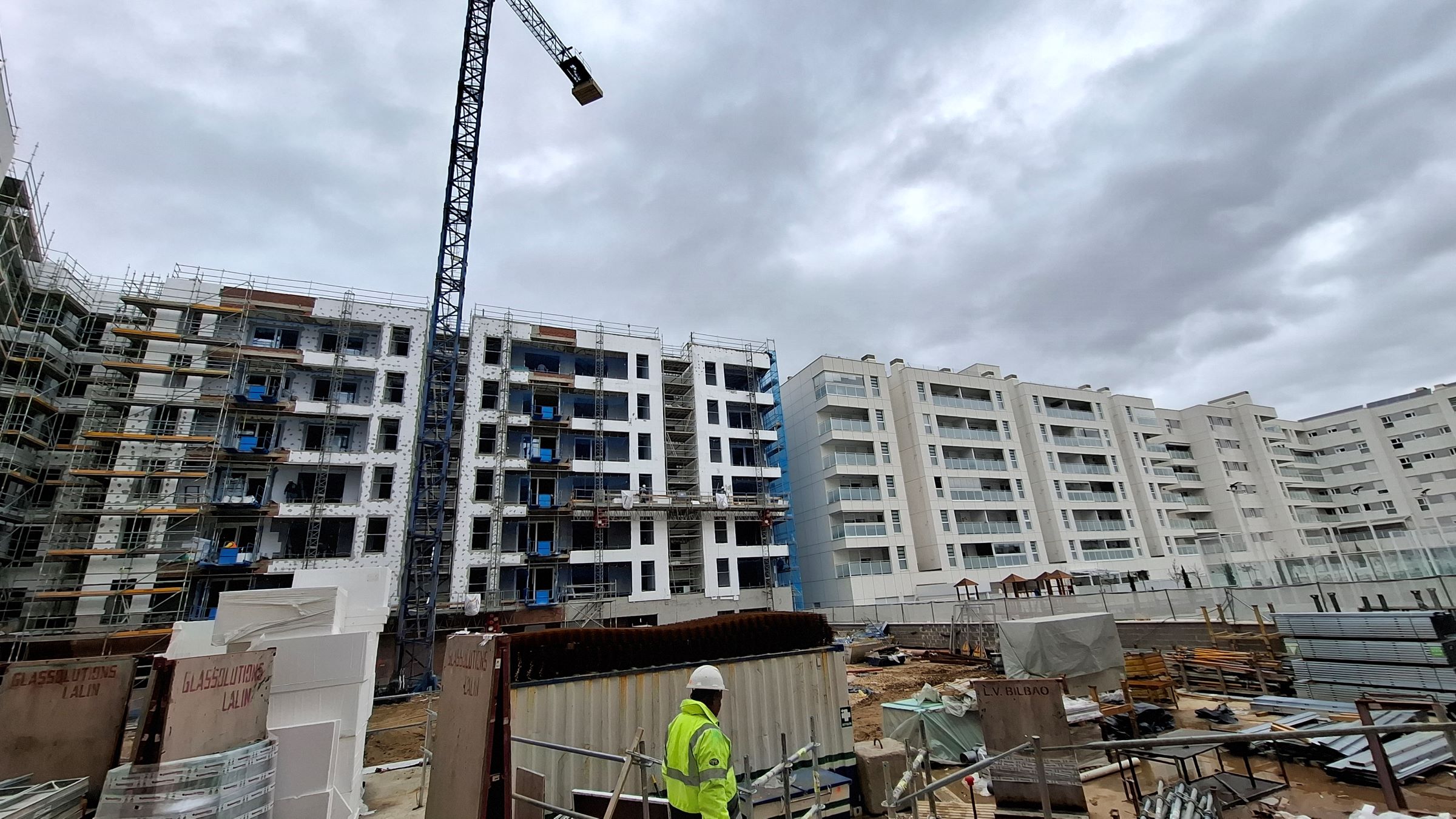 Fachadas en construcción