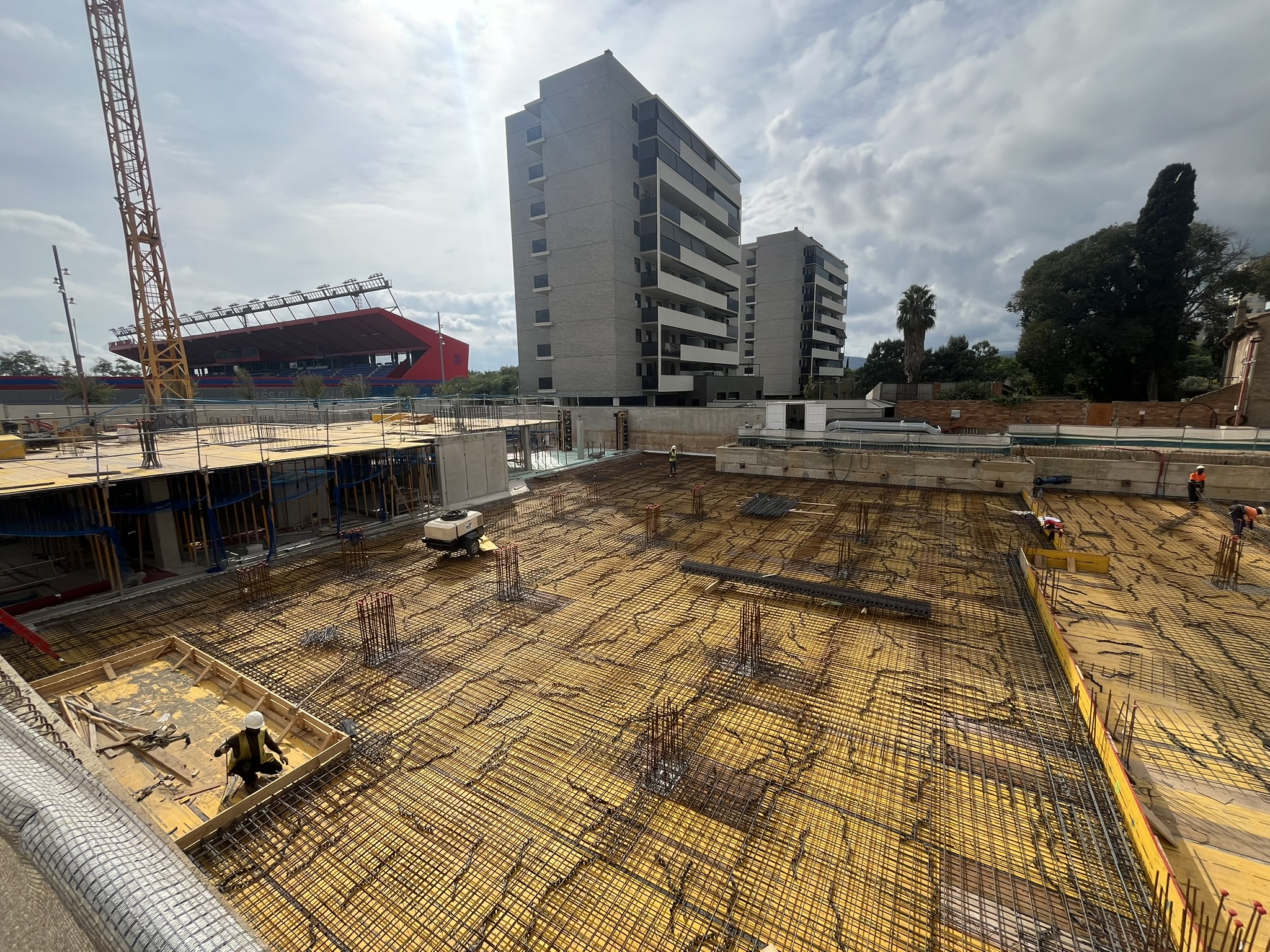 Montaje de encofrado techo sótano -2 y -1.