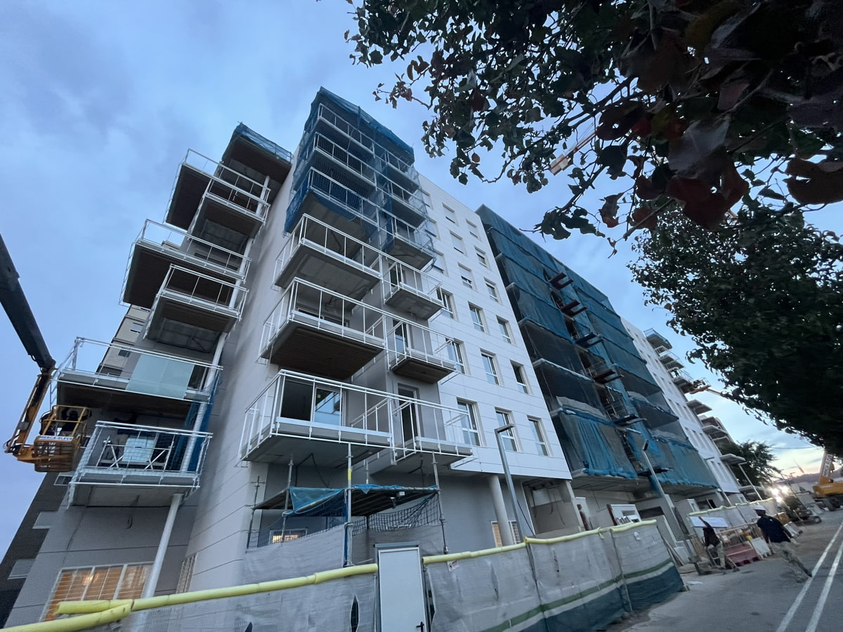 Estado nuevos pisos Sant Joan Despí diciembre 2023