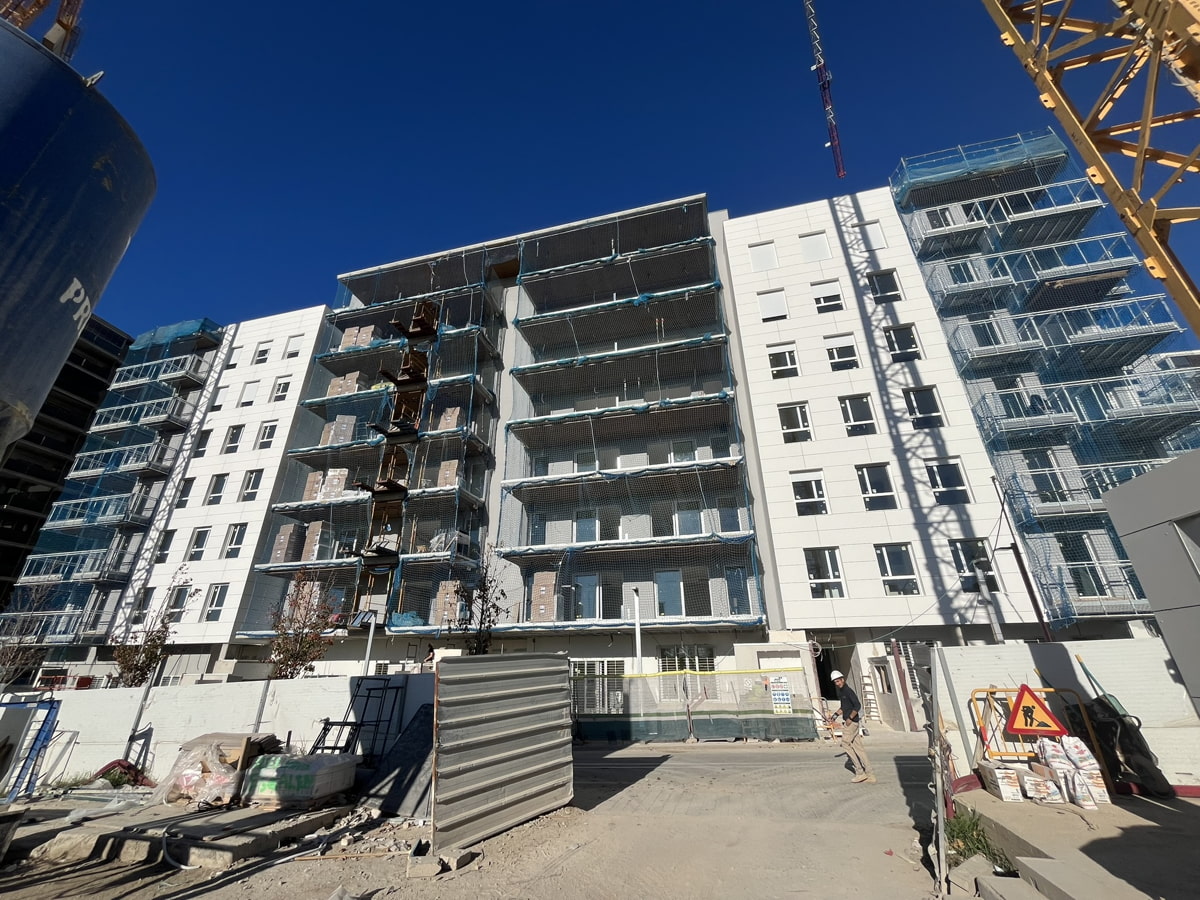 Estado obras Les Masies II en diciembre 2023