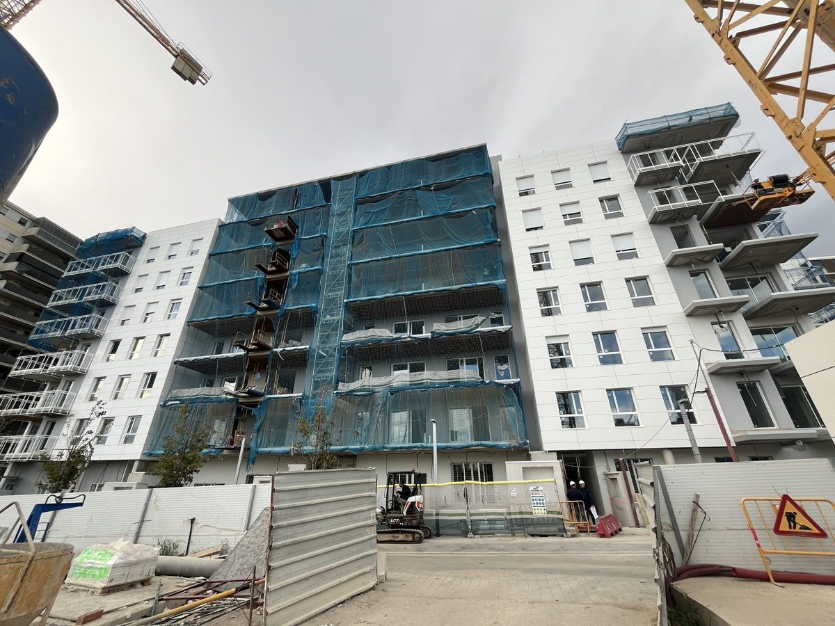 Estado obras Les Masies II diciembre 2023