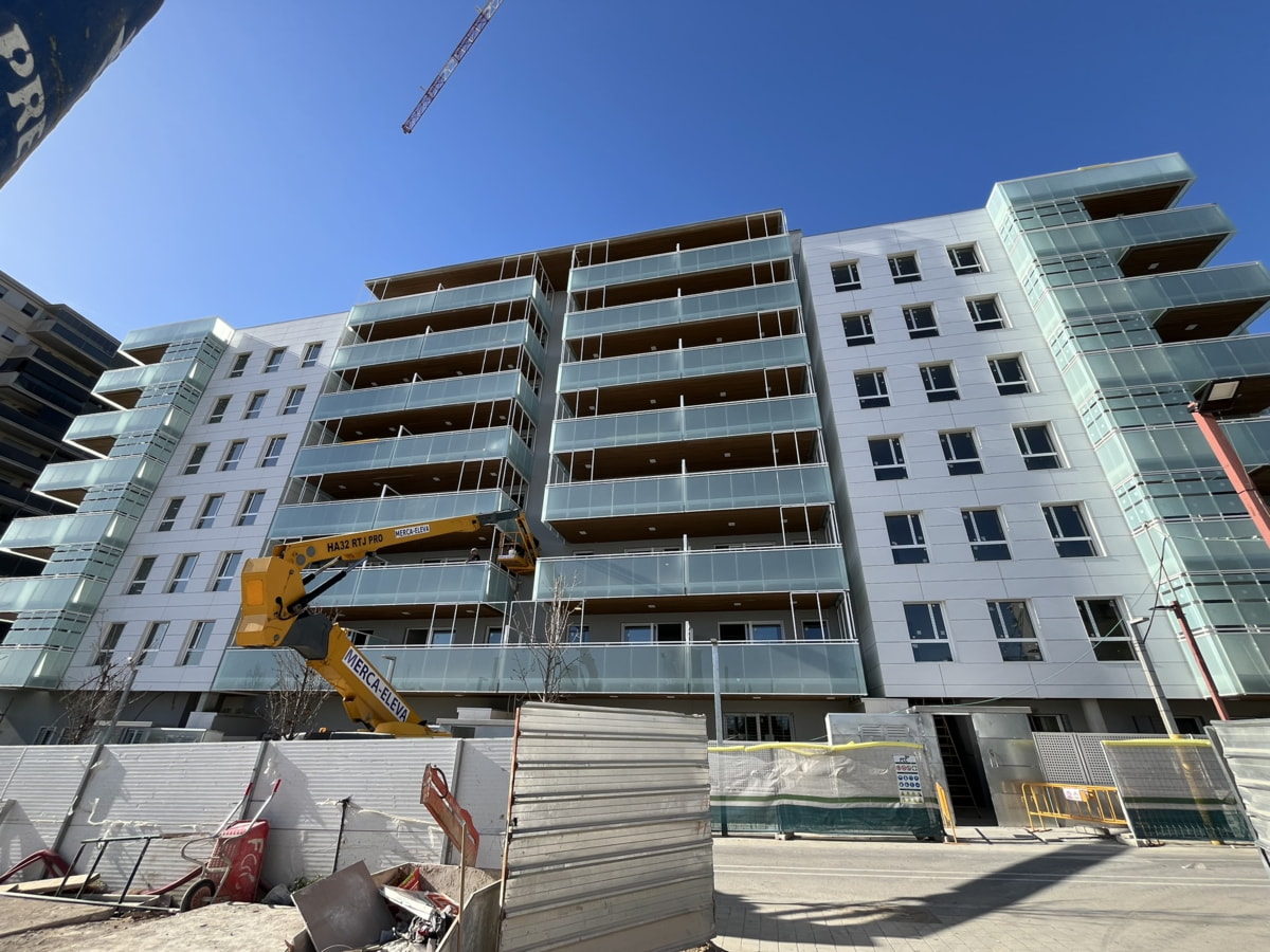 Estado obras Les Masies II marzo 2024