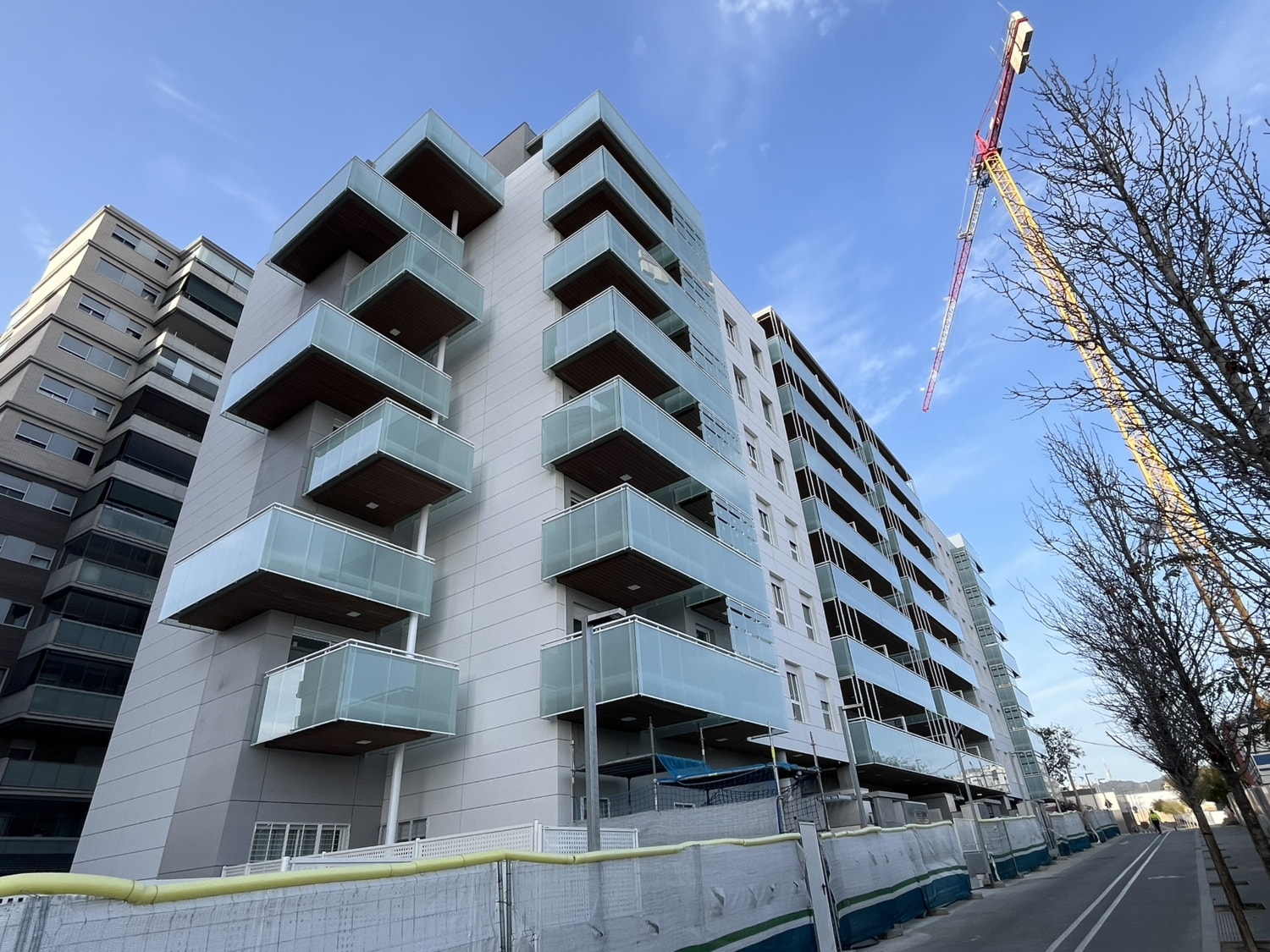 Obras pisos Realia en Sant Joan Despí marzo 2024