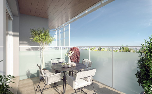 Amplias terrazas de nuestros nuevos pisos en Sant Joan Despí