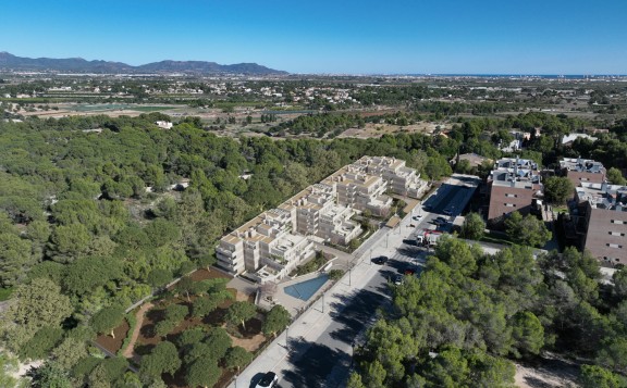 Zona de los pisos nuevos de Natura Santa Bárbara