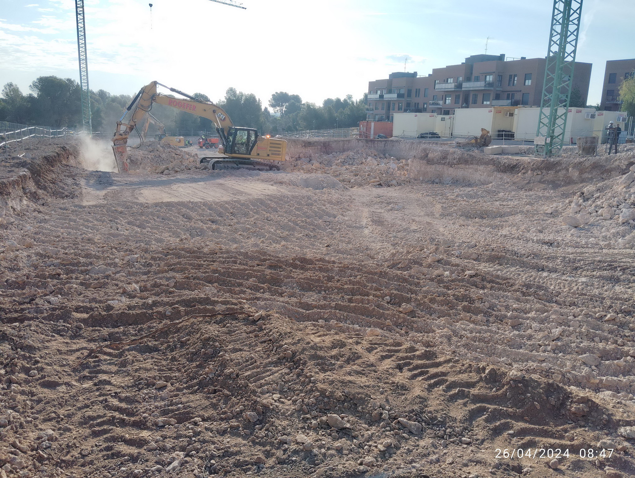 Inicio obras Santa Bárbara en Rocafort