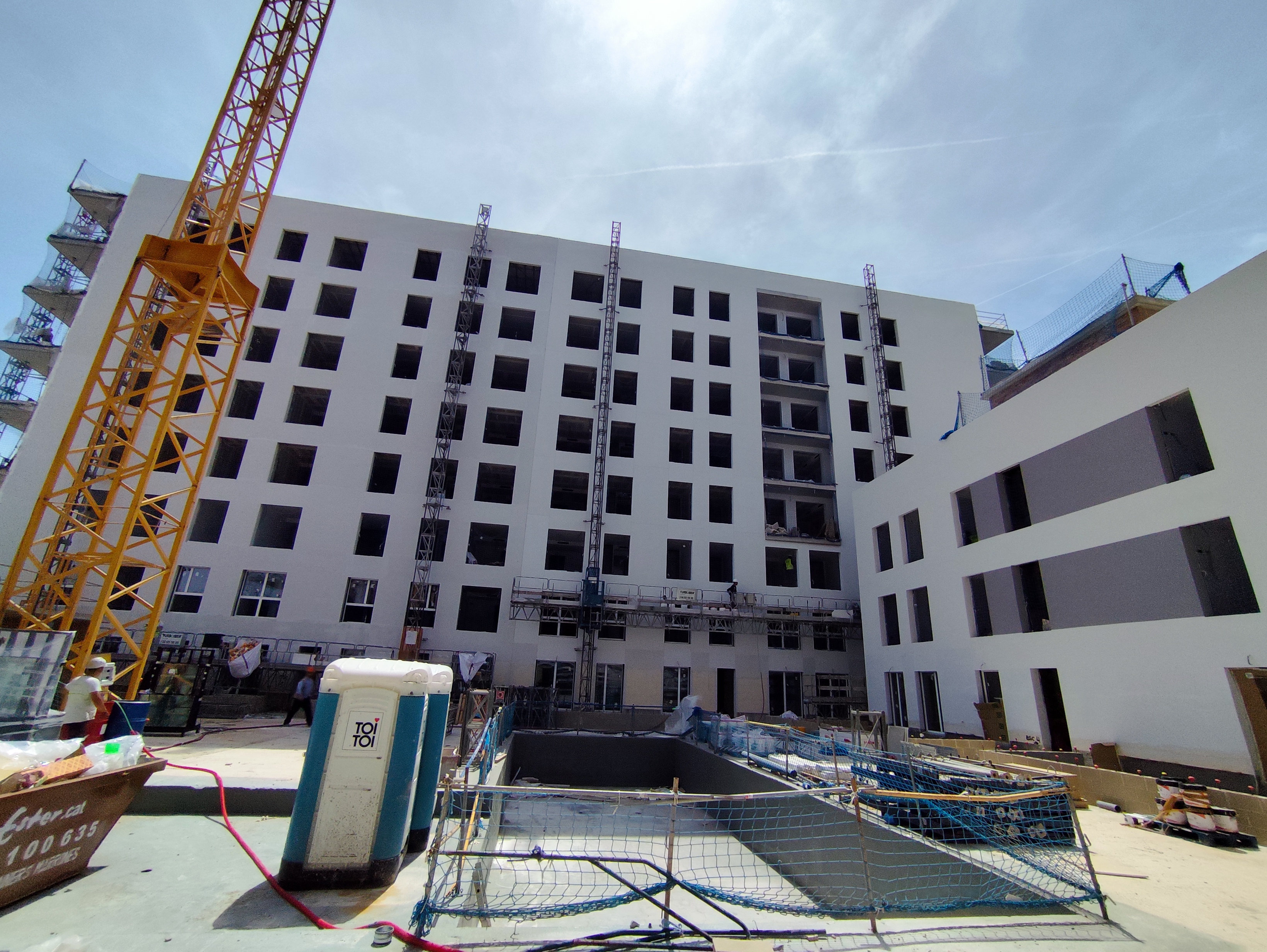 Avance de obra fachada Junio 2024