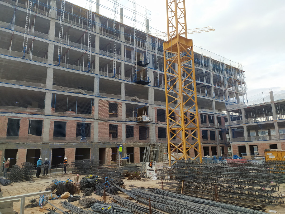 Avance obras en Somnia Mare by Portum enero 2024