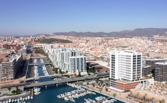 pisos de obra nueva con terraza en badalona