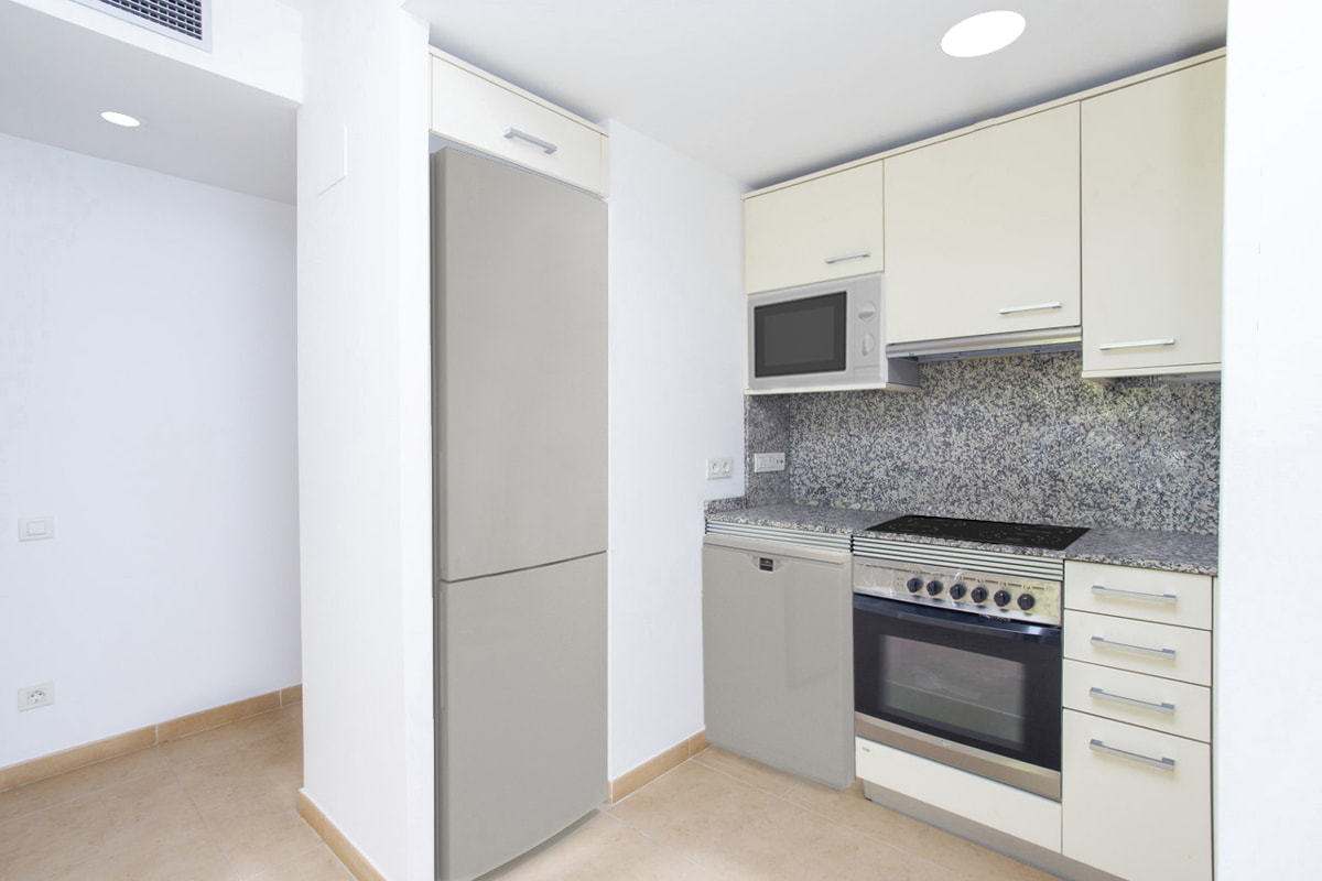 Propuesta cocina amueblada apartamentos obra nueva Lloret de Mar