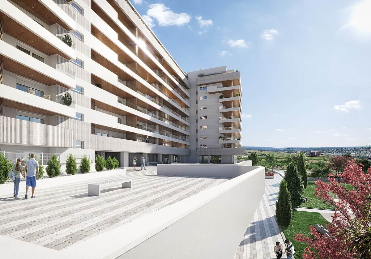 Plataforma altura viviendas nuevas en Tres Cantos, Egeo