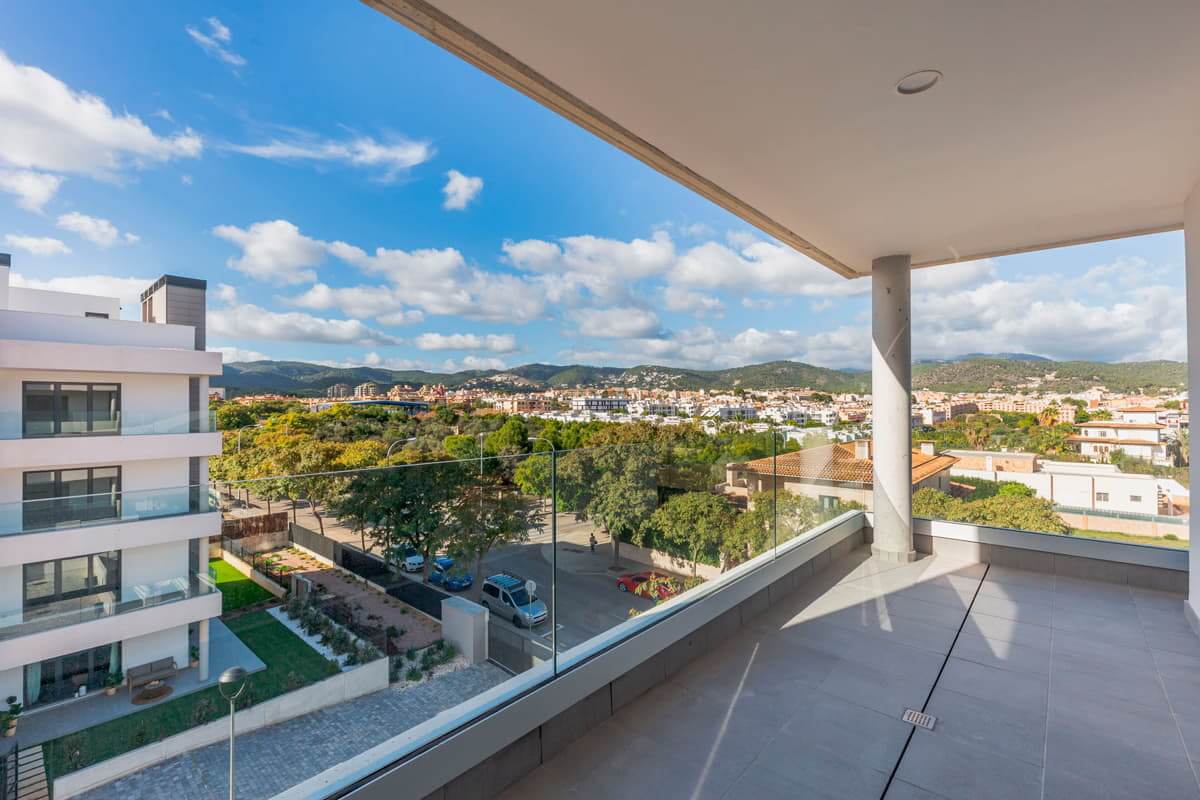 Pisos nuevos en Palma de Mallorca con amplias terrazas