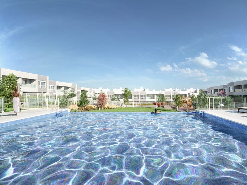 Chalets obra nueva en Tres Cantos con piscina