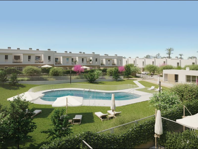 Chalets nuevos en Las Pajanosas, Guillena